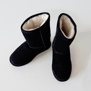 EUC No Surrender black suede wool interior lined boots, 6